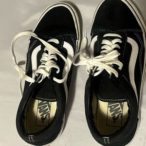Vans Black and White womens Sneakers